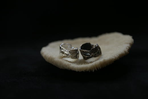 CHEZ BOQUE 覆盖系列原创手工925银戒指《火》 商品图4