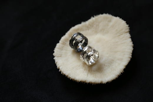 CHEZ BOQUE 覆盖系列原创手工925银戒指《假面舞会》 商品图1