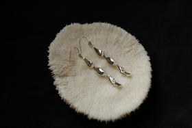 CHEZ BOQUE 覆盖系列原创手工925银耳环《绸缎》