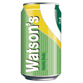 屈臣氏香草味苏打汽水330ml