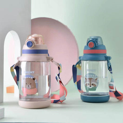 【杯子】夏季网红儿童水杯防漏塑料杯便携防摔杯子 商品图1