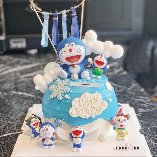 多彩童年系列  哆啦A梦 ·  奶油蛋糕 （打车配送需下楼自提） 商品图0