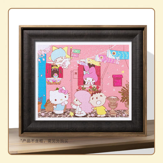 500片 平面拼图 塑料拼图H2564 Sanrio Characters 粉色之春 商品图2