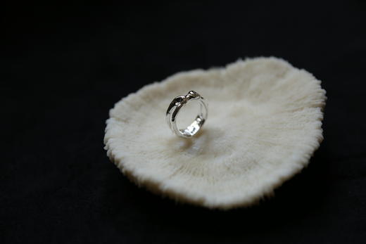 CHEZ BOQUE 印象系列原创手工925银戒指《纽带》 商品图2