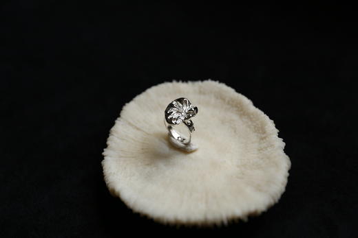 CHEZ BOQUE 庭园的馈赠系列原创手工925银戒指《心房客》 商品图2