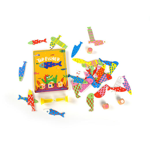 【3岁+】咚咚鱼塘——一款锻炼孩子专注力与反应力的超级趣味性桌游 商品图1