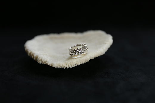 CHEZ BOQUE 覆盖系列原创手工925银戒指《太阳王》 商品图3