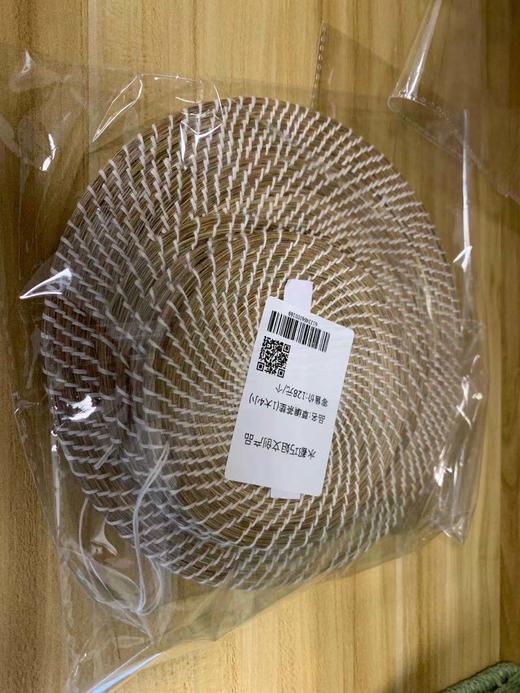 水都巧姐纯手工草编茶垫套装 商品图0
