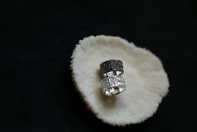 CHEZ BOQUE 覆盖系列原创手工925银戒指《毛茸茸》