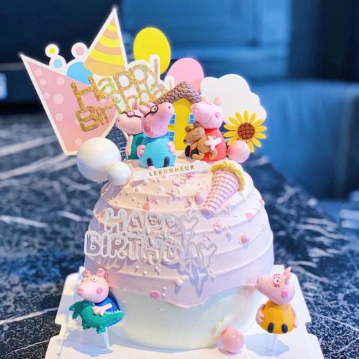 多彩童年系列 小猪佩奇 · 奶油蛋糕 （打车配送需下楼自提） 商品图0