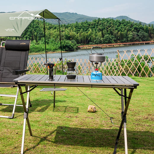 CAMPOUT「户外露营折叠桌」铝合金超轻大号野餐桌 便携式露营旅行折叠桌 商品图2