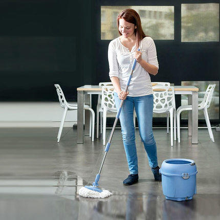 新品利快旋转拖把西班牙原装进口TATAY甩干桶榨水桶圆头拖把套装 商品图0