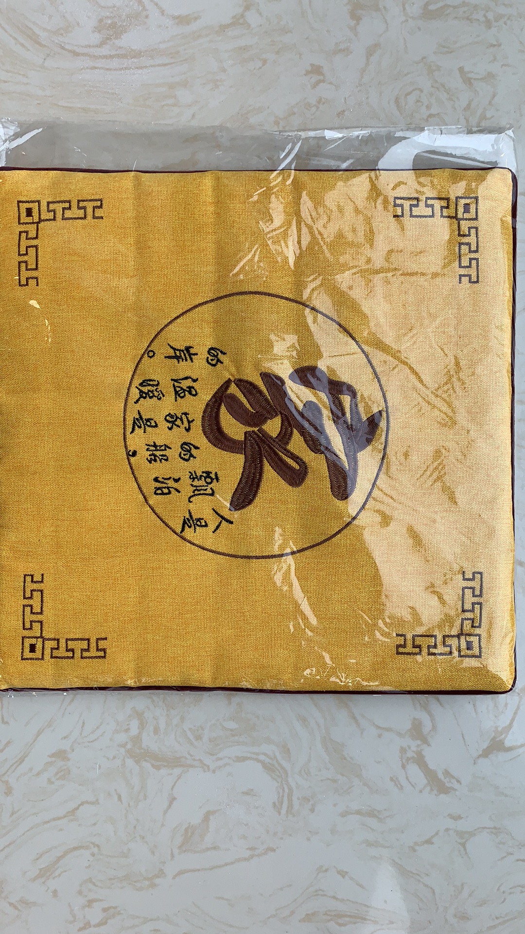 艾绒中式夏用坐垫