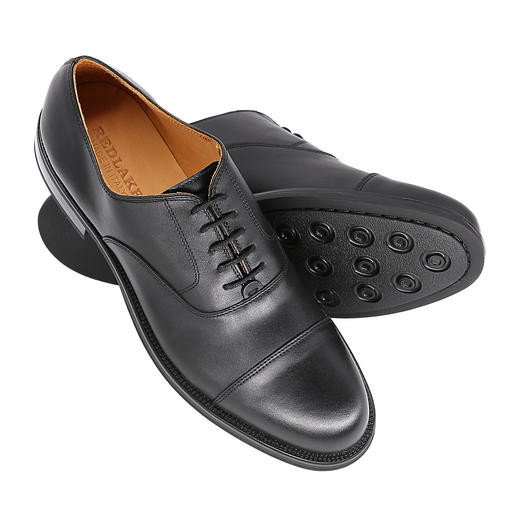 限时特价——意大利原产手工制作高品质超舒适男士三接头经典正装鞋-柔软透气欧洲优质小牛皮U0620001/244 商品图4