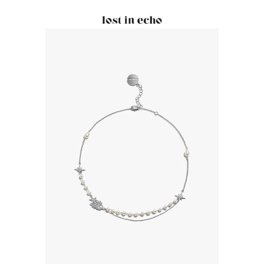 lost in echo x 摘星阁系列 新款  流星吊饰珍珠项链 商品图0