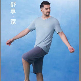 6F KinlochAnderson金安德森 男V领短袖半裤套装