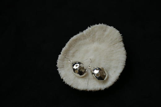 CHEZ BOQUE 庭园的馈赠系列原创手工925银耳环《漏网》 商品图2