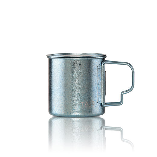 钛度TAIC纯钛马克杯B0329-1605大容量茶杯咖啡杯带手柄便携随手杯牛奶杯 商品图0