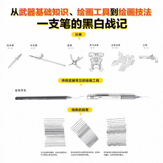 传统武器线描手绘教程 商品图4