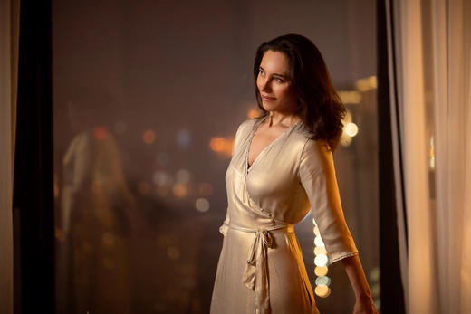 CG｜Long Slim Faye Silk wrap Dress [真丝裹身长款连衣裙] 商品图1