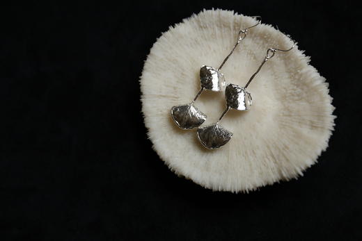 CHEZ BOQUE 庭园的馈赠系列原创手工925银耳环《林中舞蹈》 商品图1