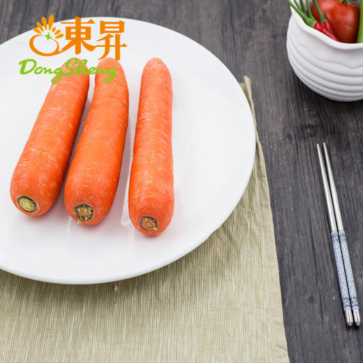 东升农场  胡萝卜红萝卜 青菜萝卜 广州蔬菜新鲜配送 400g 商品图1