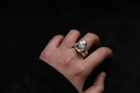 CHEZ BOQUE 覆盖系列原创手工925银戒指《彩蛋》