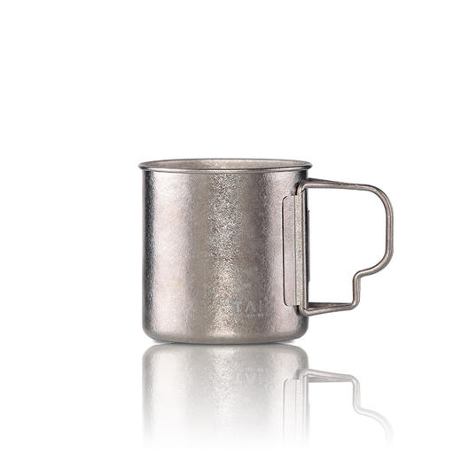 钛度TAIC纯钛马克杯B0329-1605大容量茶杯咖啡杯带手柄便携随手杯牛奶杯 商品图1