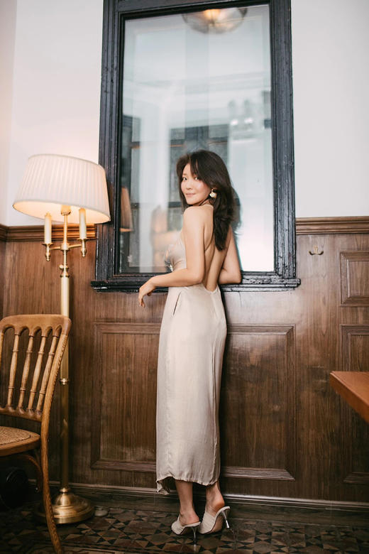 CG｜Sofia Dress [真丝扭结吊带连衣裙] 商品图9