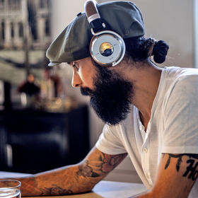 英国MetersOV-1-B-C头戴式蓝牙无线耳机HD无损解码ANC主动降噪运动跑步耳麦合金耳机PP智能操控 [福利品]