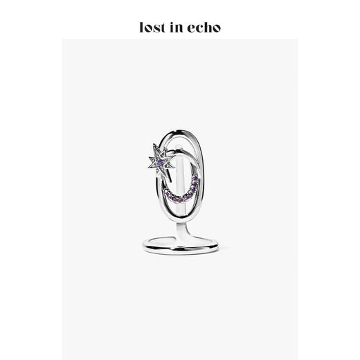 lost in echo x 摘星阁系列 设计师品牌 冬季新款 星月珍珠晶饰指尖戒系列 商品图4