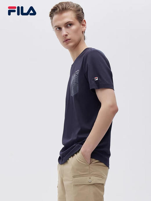 Fila 21年夏季新款男款短袖T恤正品保真旗舰店580元 商品图2