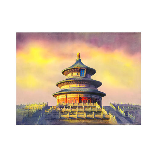 【折扣商品 不退不换】300片 平面拼图 塑料拼图 H2555 黄有维- 日曜天坛 商品图0