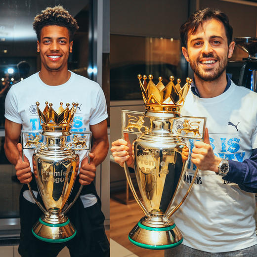 彪马2021赛季英超曼城夺冠短袖球衣冠军纪念t恤男76884301 商品图1