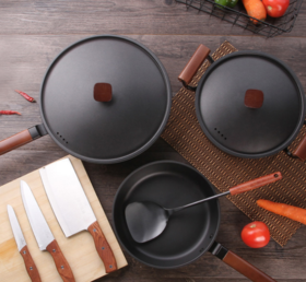 章砚铁铺铁锅套组