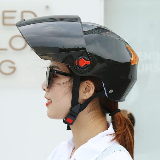 KX-377电动车电瓶车头盔女士头帽子男夏天季半盔头帽四季 商品图4