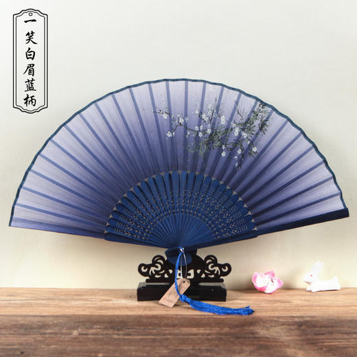 丝艺堂古风折扇20CM女士随身中国风礼品 商品图1