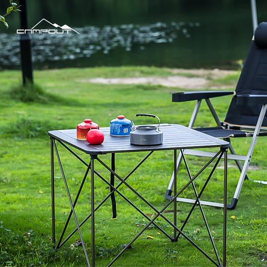 CAMPOUT「户外露营折叠桌」全铝合金野餐桌 便携式露营长桌 旅行摆摊折叠桌 商品图2