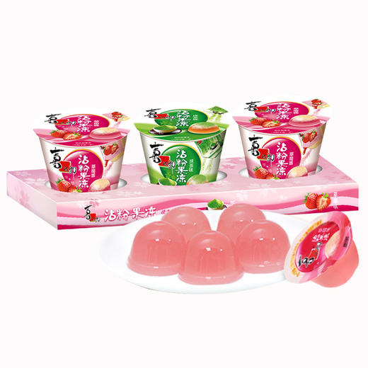 喜之郎草莓酱沾粉果冻【135g】 商品图1