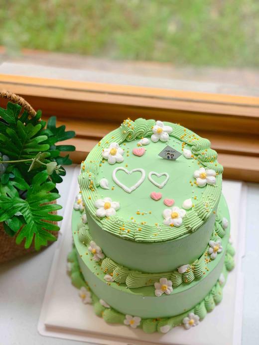 双层小清新奶油蛋糕 下单前请仔细阅读商品详情 商品图1