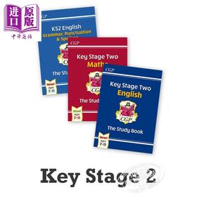 CGP KS2 Catch-Up Essentials Study 3-6年级综合学习练习册3册 英语+阅读理解+数学 7-11岁