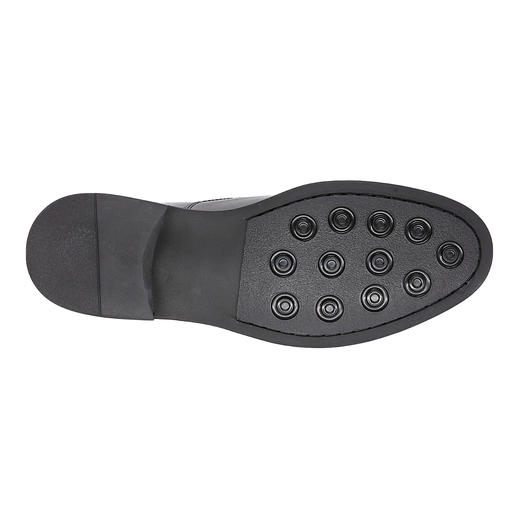 限时特价——意大利原产手工制作高品质超舒适男士三接头经典正装鞋-柔软透气欧洲优质小牛皮U0620001/244 商品图5