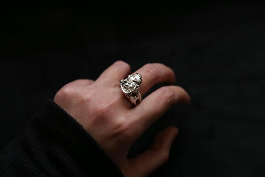 CHEZ BOQUE 覆盖系列原创手工925银戒指《彩蛋》 商品图2