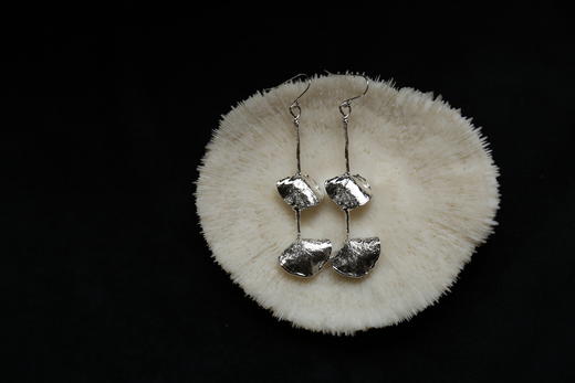 CHEZ BOQUE 庭园的馈赠系列原创手工925银耳环《林中舞蹈》 商品图0