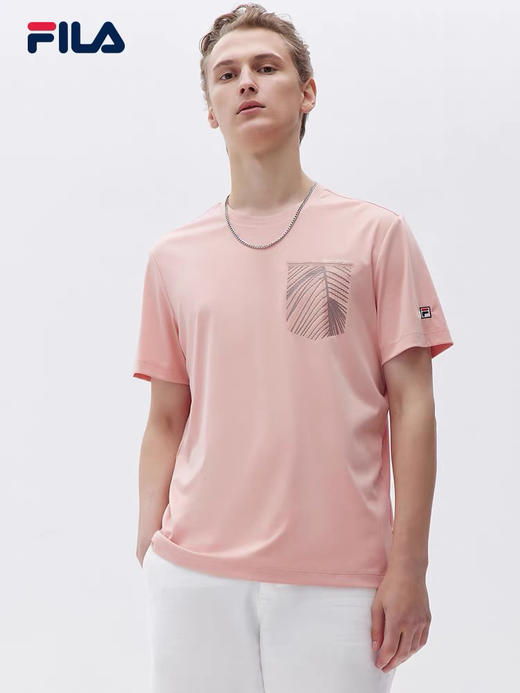 Fila 21年夏季新款男款短袖T恤正品保真旗舰店580元 商品图4