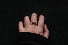 CHEZ BOQUE 印象系列原创手工925银戒指《纽带》