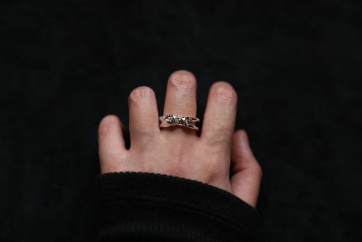 CHEZ BOQUE 印象系列原创手工925银戒指《纽带》 商品图0