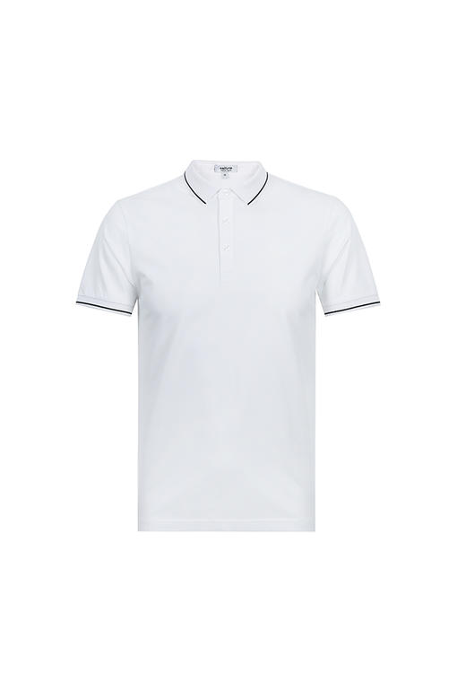 callisto聚酯纤维混纺针织翻领T恤衫  SQTSS002X 商品图0