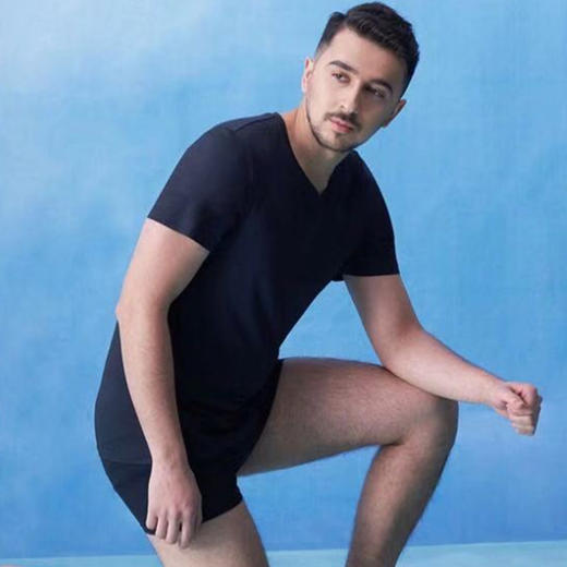 6F KinlochAnderson金安德森 男V领短袖衫 商品图0