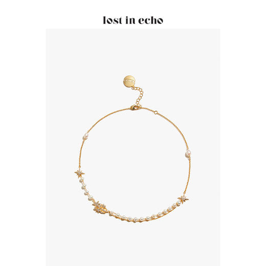 lost in echo x 摘星阁系列 新款  流星吊饰珍珠项链 商品图1